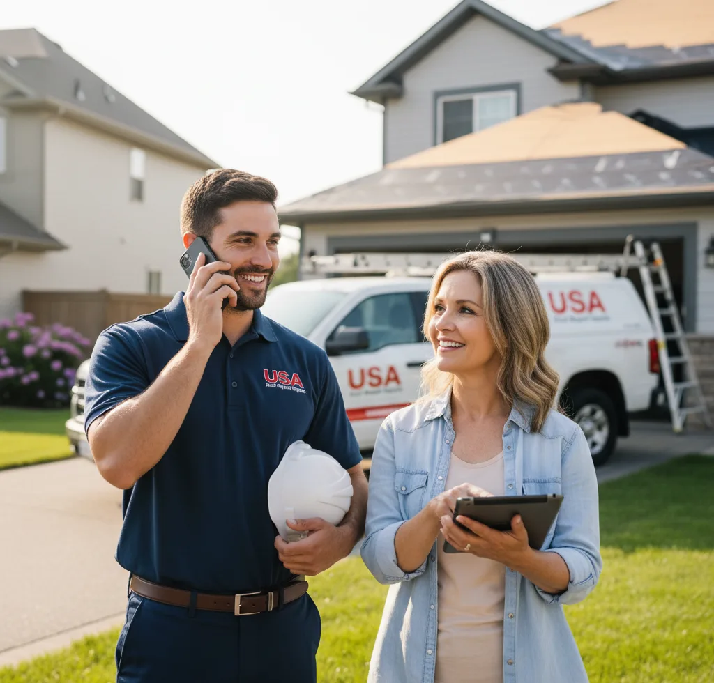 USA Roof Repair Experts customer support in West Long Branch